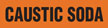 Caustic Soda (Orange) Adhesive Pipe Marker