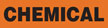 Chemical (Orange) Adhesive Pipe Marker