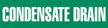 Condensate Drain (Green) Adhesive Pipe Marker