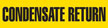 Condensate Return (Yellow) Adhesive Pipe Marker