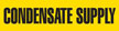 Condensate Supply (Yellow) Adhesive Pipe Marker