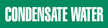 Condensate Water (Green) Adhesive Pipe Marker