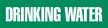 Drinking Water (Green) Adhesive Pipe Marker
