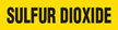 Sulfur Dioxide (Yellow) Adhesive Pipe Marker