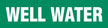 Well Water (Green) Adhesive Pipe Marker