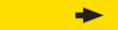 Short Arrow Black on Yellow Adhesive Pipe Marker