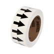White Background with Black Arrows Tape   2" x 108'