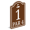 PermaCarve Golf Tee Sign