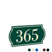 PermaCarve Sign Colonial Address Plaque   Three Numbers