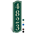 PermaCarve Sign Colonial Address Plaque   Four Numbers