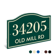 Signature Series Address Plaque With Words