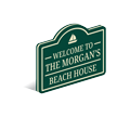 PermaCarve Welcome To The Beach House With Sailboat Symbol