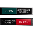 Custom Slider Sign with Red Green color Slider