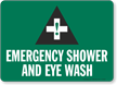 Emergency Shower and Eye Wash Sign