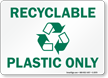 Recyclable Plastic Sign