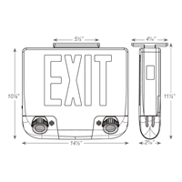 LED Exit Sign