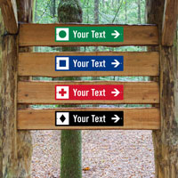 Bespoke Ski Trail Sign with Customization Options