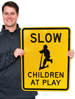 Slow Children at Play Sign