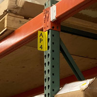 Custom 2-Sided Warehouse Aisle Sign