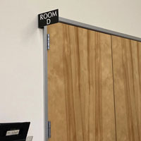 Customizable L-Shaped Engraved Sign