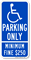 California Combination Handicap Parking Sign