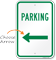 Directional Parking Sign
