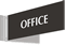 Office Wayfinding Sign Double-Sided Projecting Sign