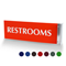 Restrooms Above Door Corridor Sign